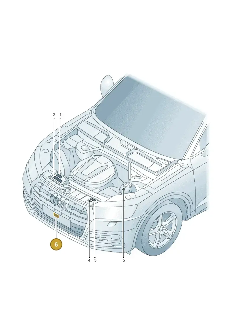 80A010530 — Audi Q5 (2016-2020) diagram 896010150, position 6