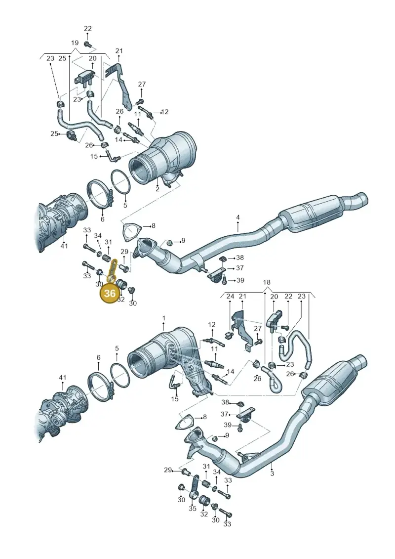 80A253295 — Audi RS Q8 Quattro (2019-) diagram 595253500, position 36