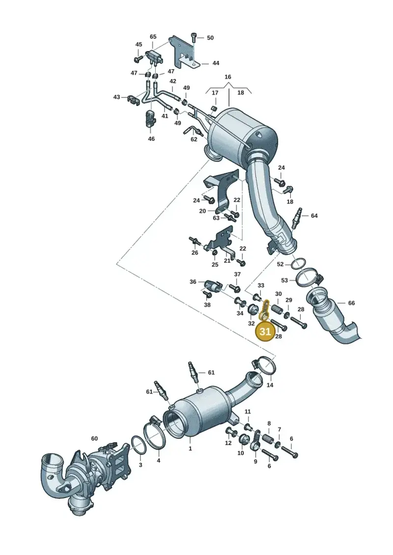 80A253295 — Audi A5 Limo 2.0 (2024-) diagram 8wk253340, position 31