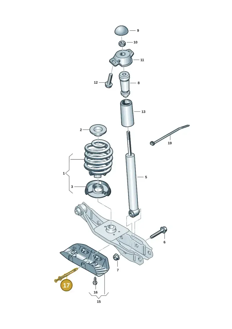 80A512182 — Audi Q4 Sportback (2021-2022) diagram 10a511000, position 17