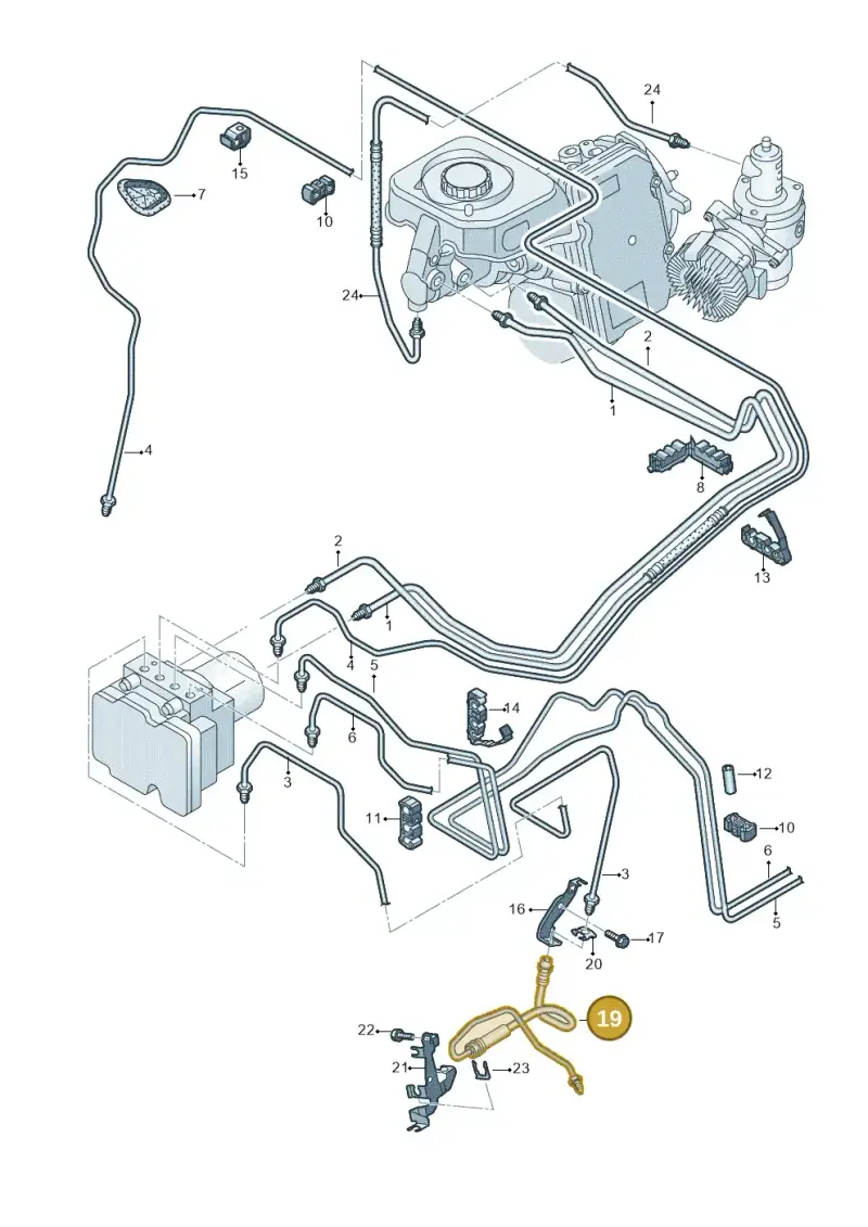 80A611708C — Audi Q5 (2016-2020) diagram 896611250, position 19