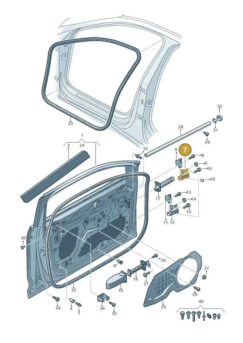 80A831403A — Audi Q8 e-tron (2018-2020) diagram 586831010, position 7