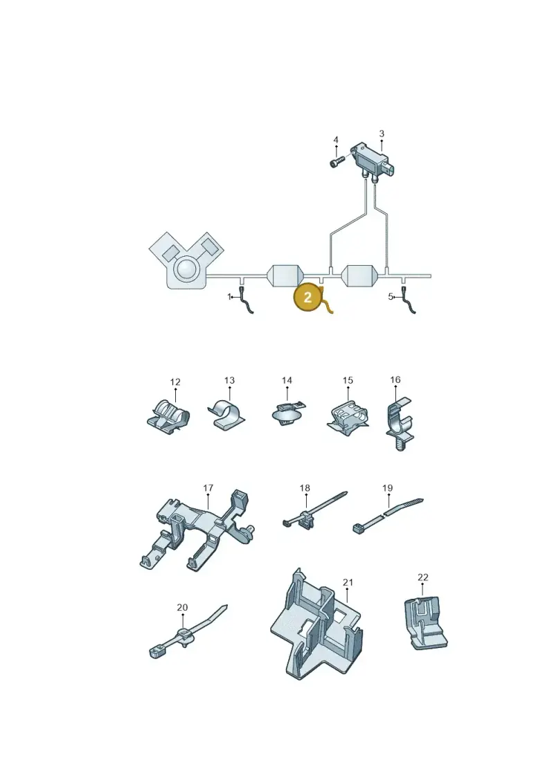 80A906265 — Audi A5 Cabriolet (2016-2025) diagram 848906004, position 2