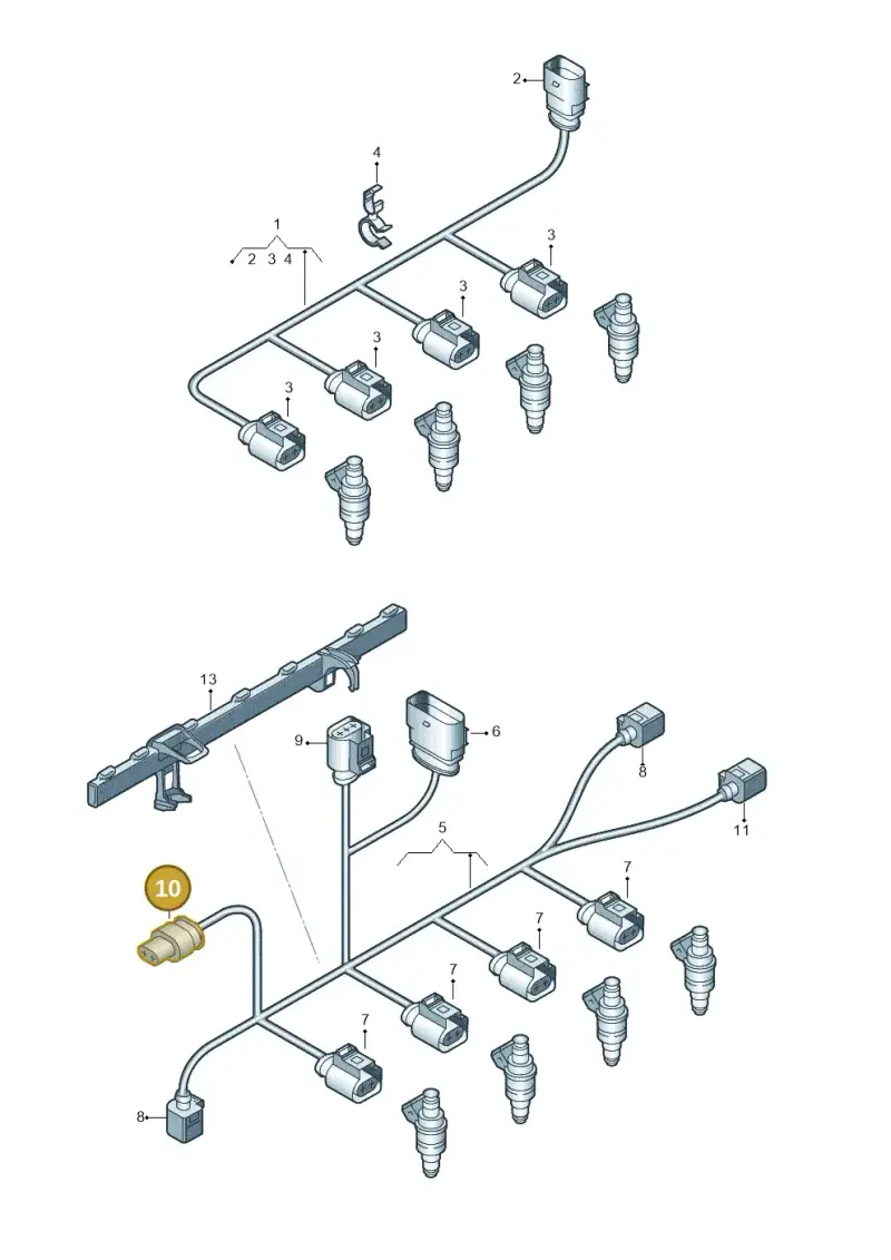 80A973703A — Volkswagen T-Roc (2017-2025) diagram 745971290, position 10