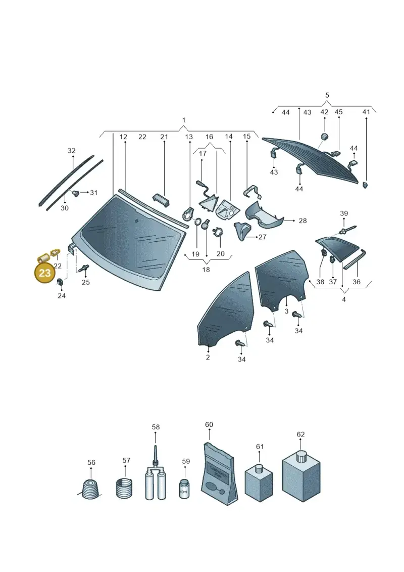 811971790 — Audi RS Q8 Quattro (2019-) diagram 429845000, position 23