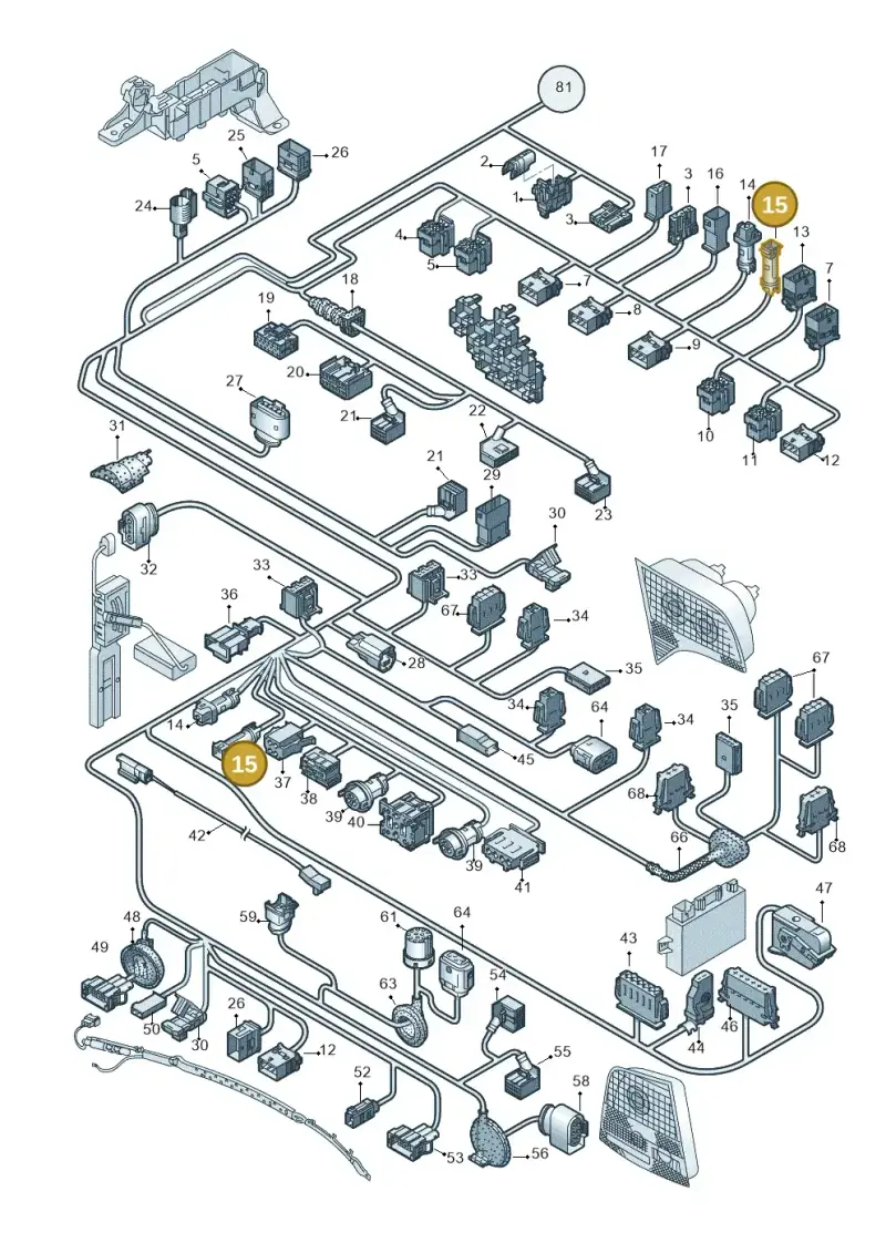 813972925 — Audi A4/S4/Av./qu.     05> (2005-) diagram 454971810, position 15