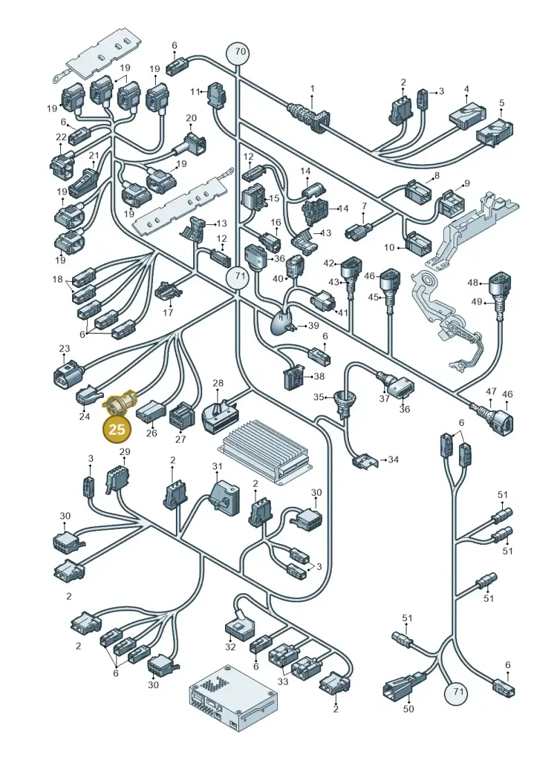 813972927 — Audi A6/S6/Avant/qu.   05> (2004-) diagram 448971830, position 25