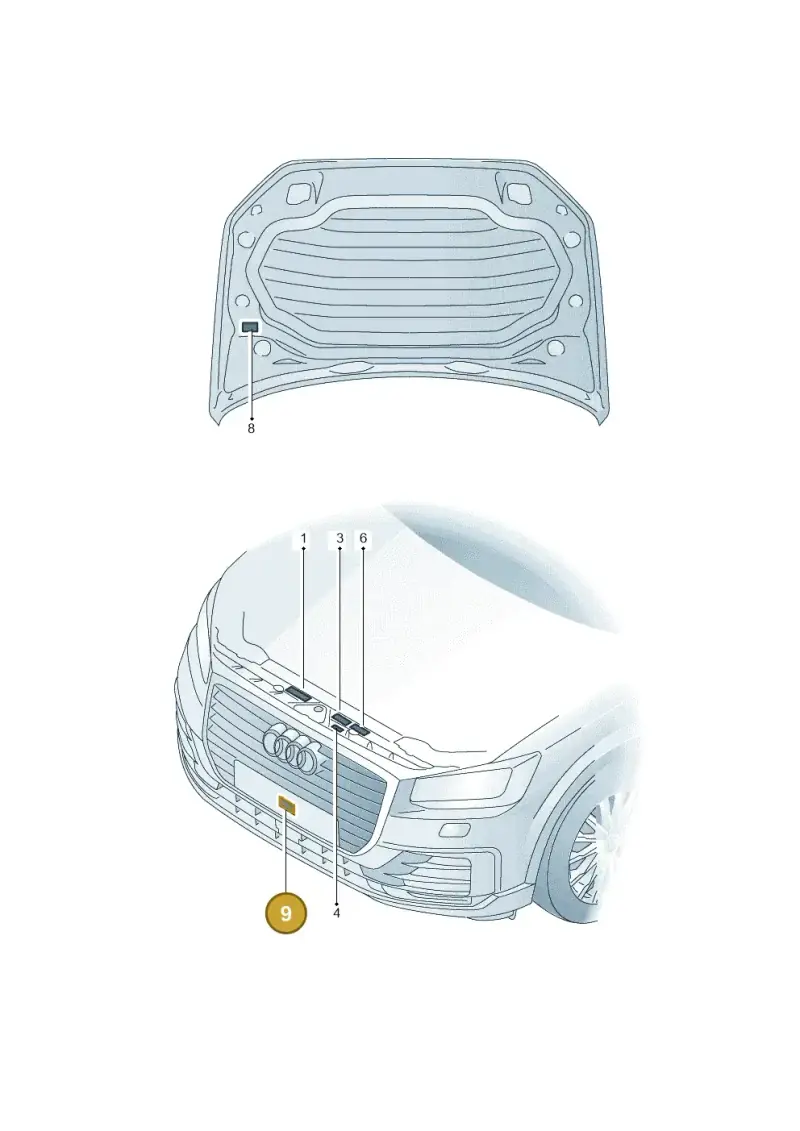 81A010530 — Audi Q2 (2016-2025) diagram 803010100, position 9