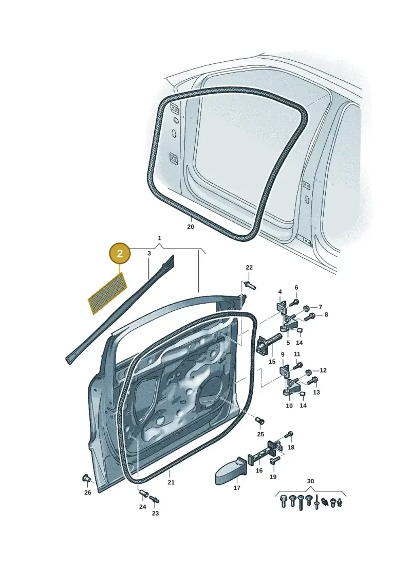 81A837805 — Audi Q6 e-tron (2023-2025) diagram f5s831010, position 2