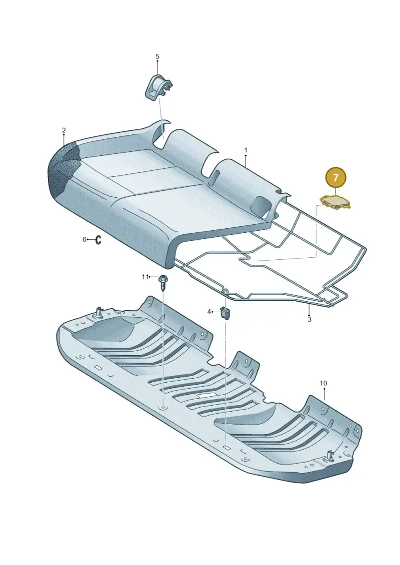 82G963554 — Audi Q4 Sportback (2021-2022) diagram 89a885000, position 7