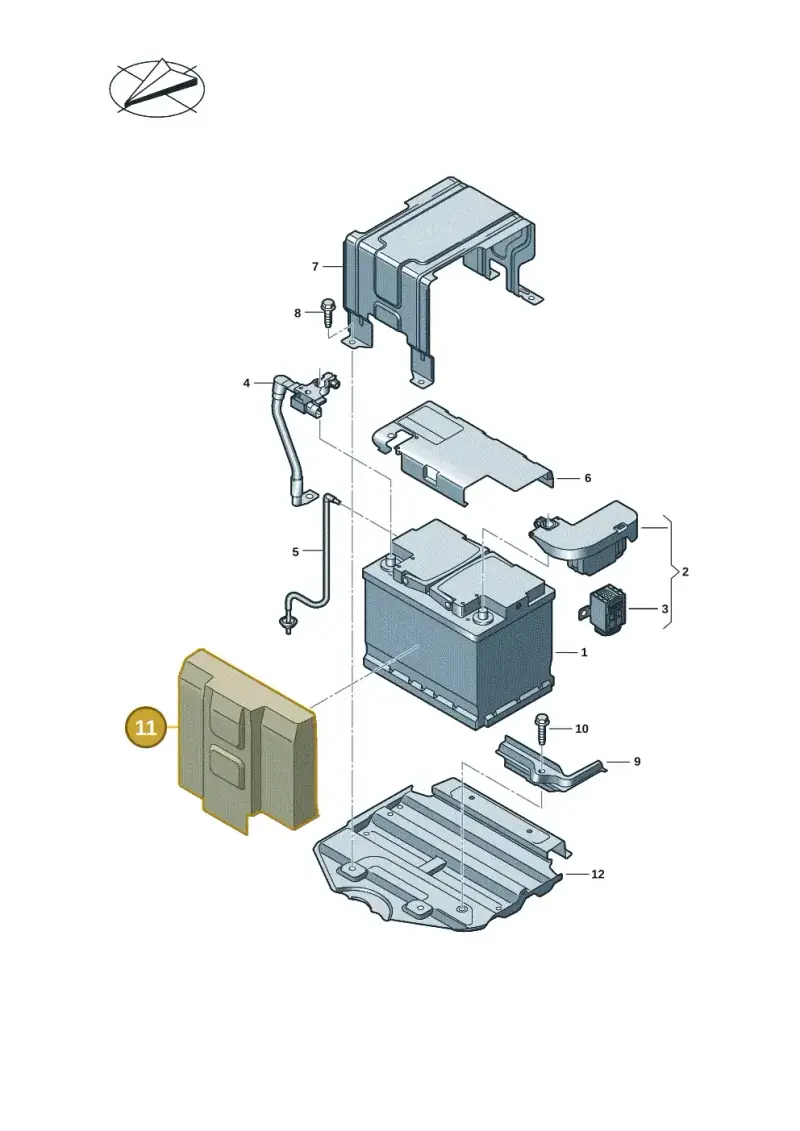 83A801498 — Audi RS Q3 Sportback (2019-2024) diagram f3z915020, position 11