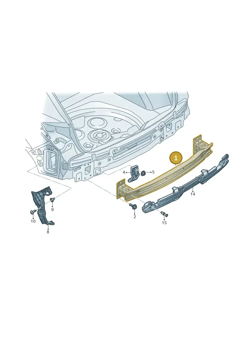 83A807309A — Audi Q3 (2018-2025) diagram 597807500, position 1