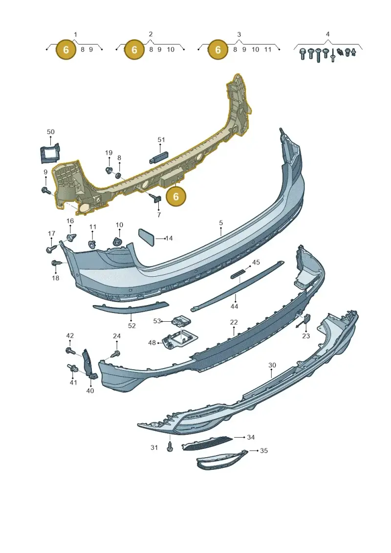 83A807385 — Audi Q3 (2018-2025) diagram 597807700, position 6