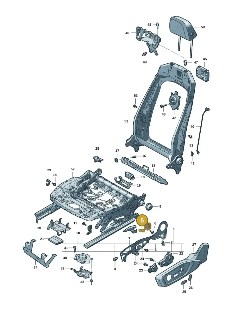 83A881094 — Audi A5 Limo 2.0 (2024-) diagram 8wk881300, position 5