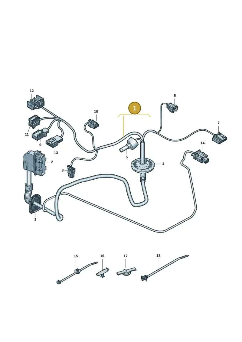 83A971030QL — Audi RSQ3 Sportback (2019-2024) diagram 597972035, position 1