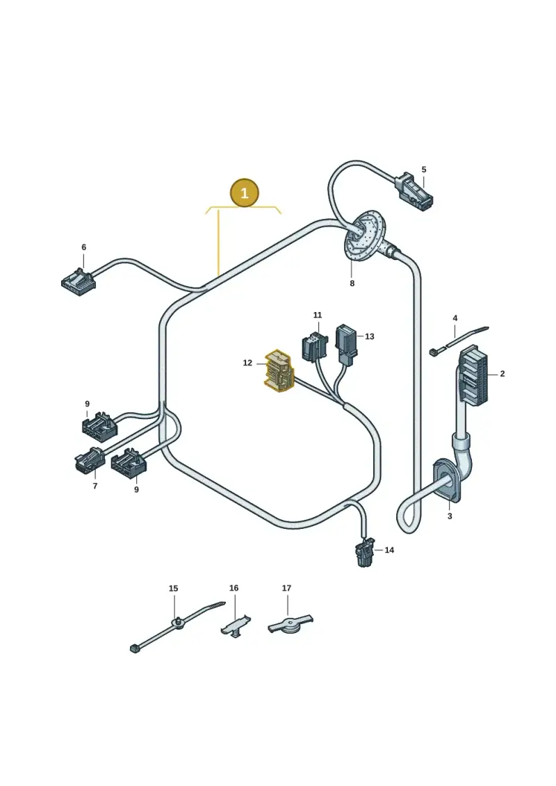 83A971687AL — Audi RS Q3 Sportback (2019-2024) diagram 597972033, position 1