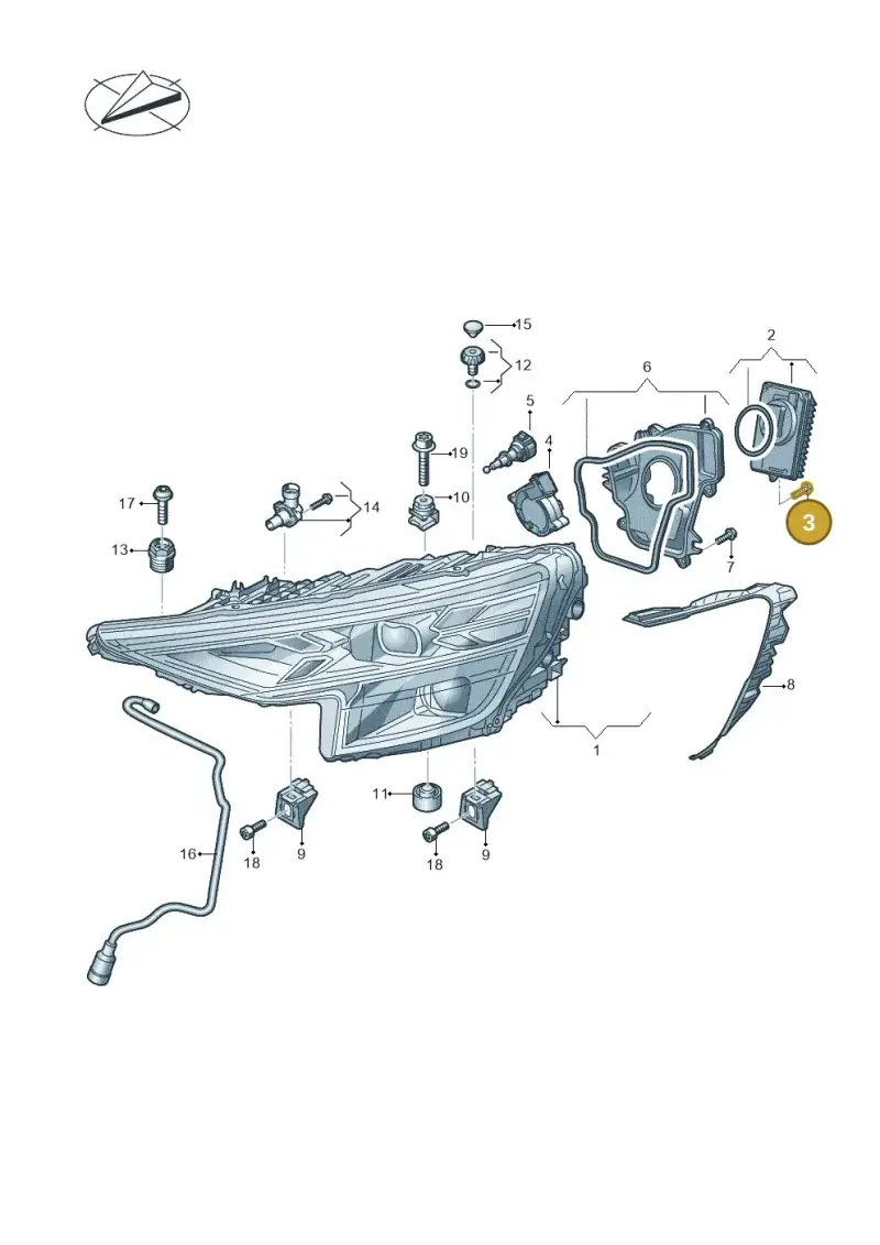 83A998052 — Audi RS Q8 Quattro (2019-) diagram 429941020, position 3