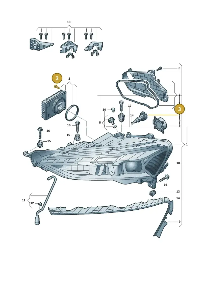 83A998052 — Audi RS e-tron GT (2020-2020) diagram 4j1941000, position 3