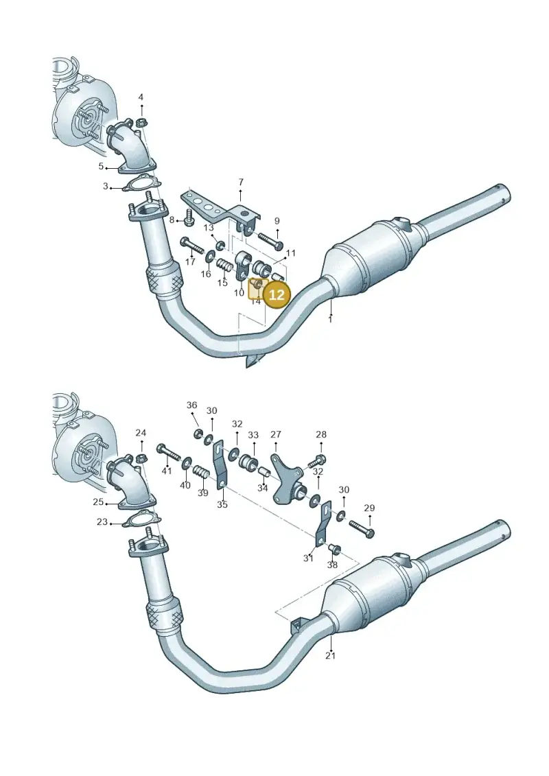 857253205 — Audi A8 (1998-2002) diagram 260253650, position 12
