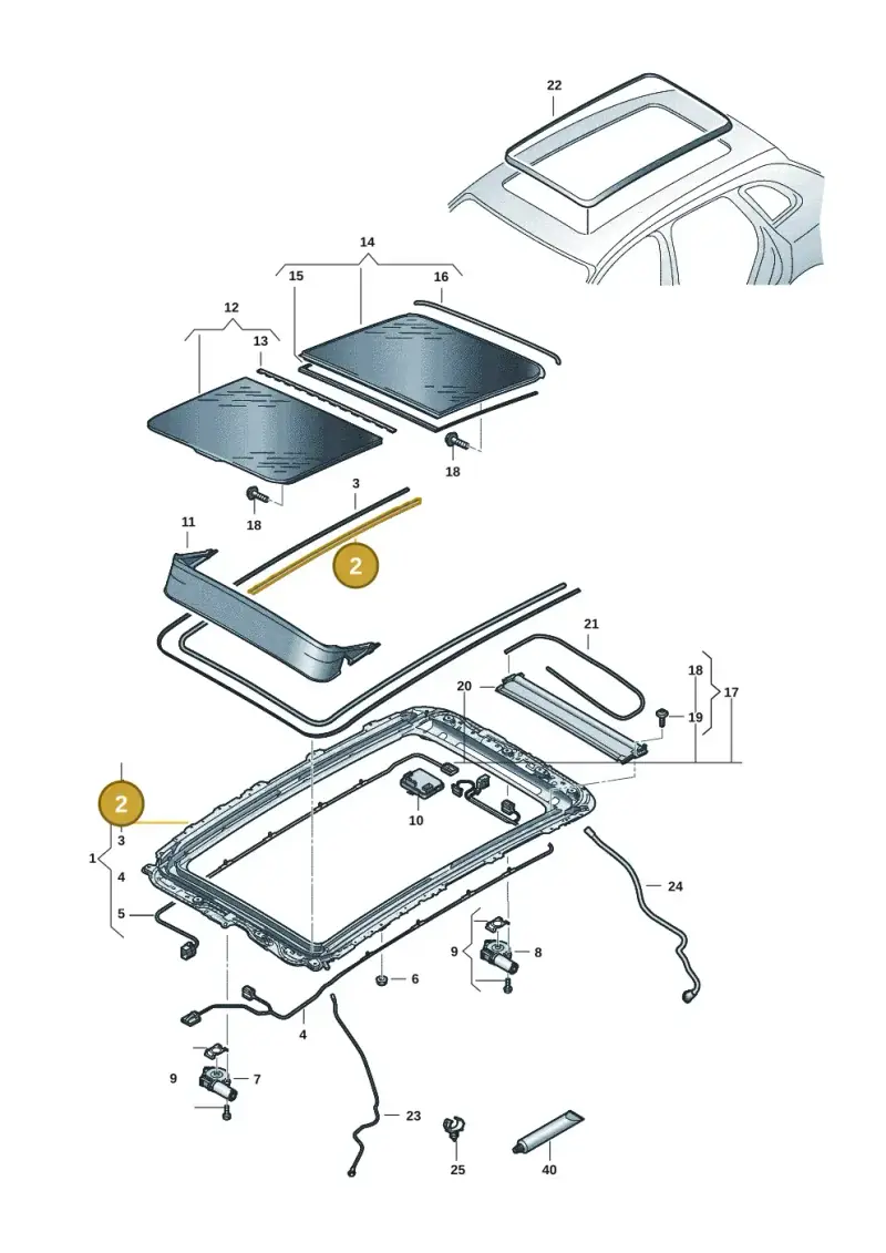 85H877439 — Audi Q6 e-tron (2023-) diagram f5s877000, position 2