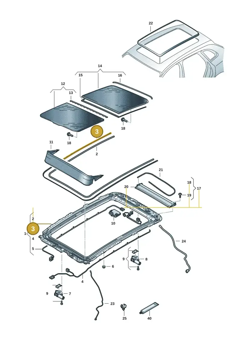 85H877460A — Audi Q6 e-tron (2023-) diagram f5s877000, position 3