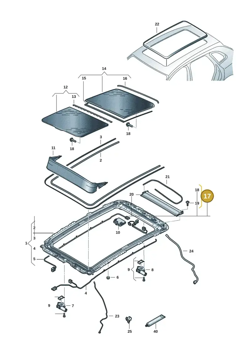 85H898057 — Audi Q6 e-tron (2023-) diagram f5s877000, position 17