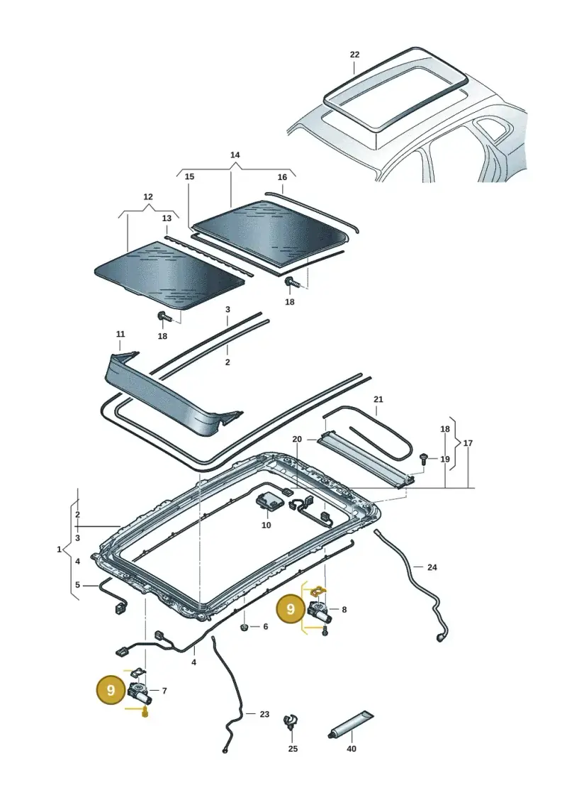 85H898994 — Audi Q6 e-tron (2023-) diagram f5s877000, position 9