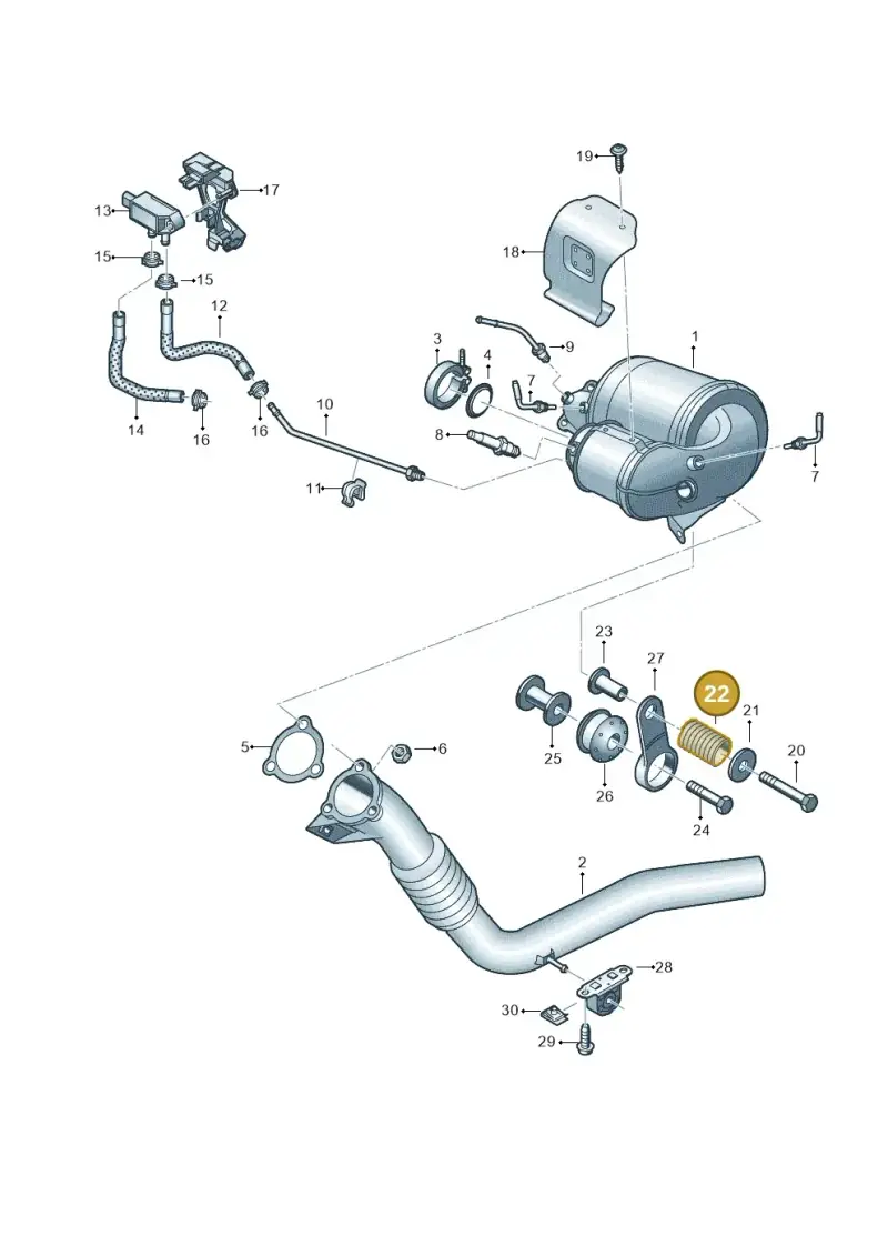 893253353 — Audi A7 Sportback (2018-) diagram 435253710, position 22