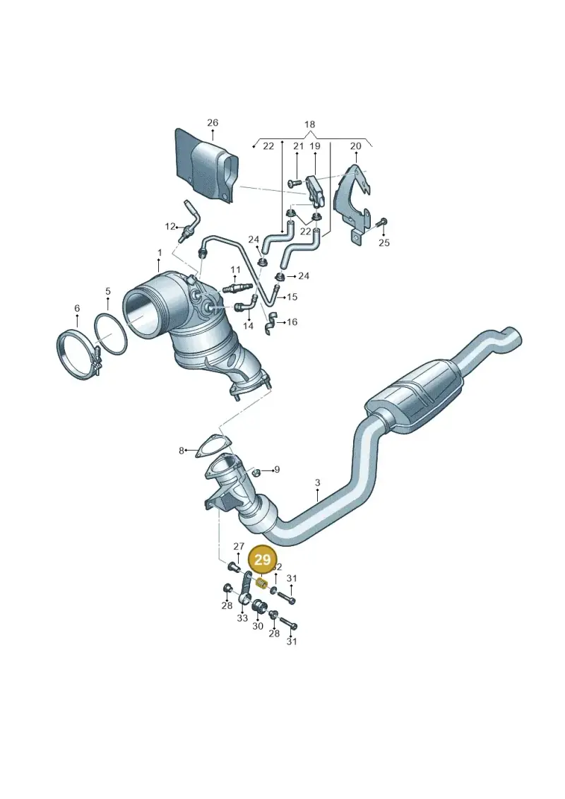 893253353 — Audi RS6 Avant (2019-) diagram 838253500, position 29