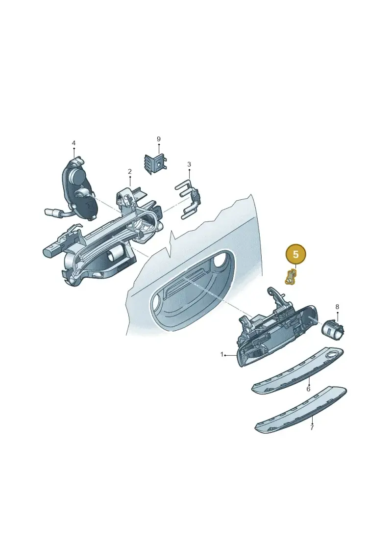 893839821 — Audi A6 2.7 TDI (2008-2011) diagram 448837000, position 5
