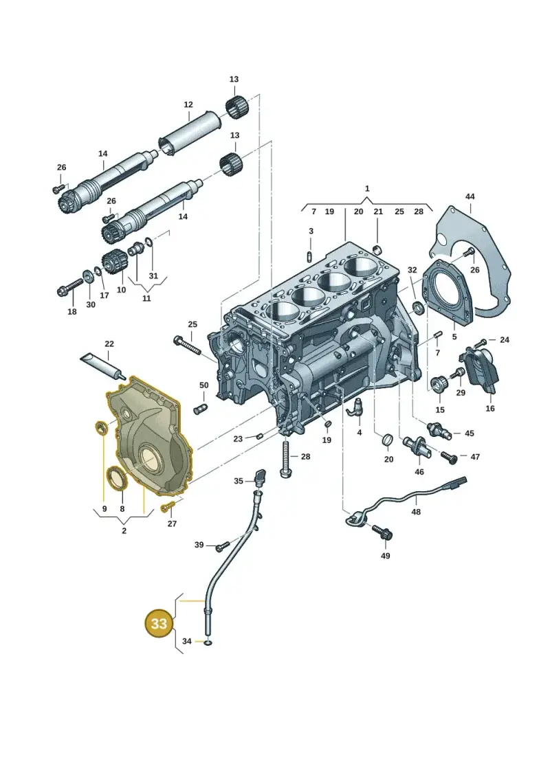 893971850C — Audi A3 Sportback (2019-2021) diagram 848103121, position 33