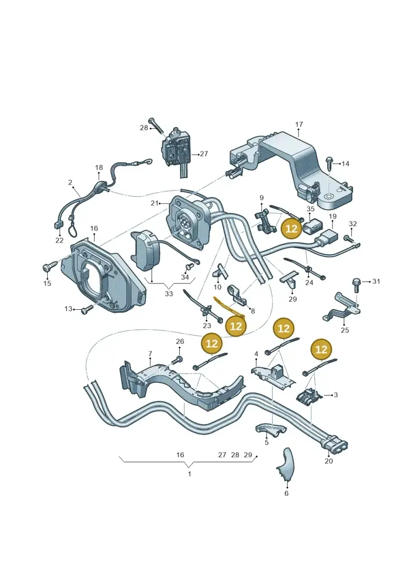 893971850C — Audi Q4 Sportback (2021-2022) diagram 89a970310, position 12