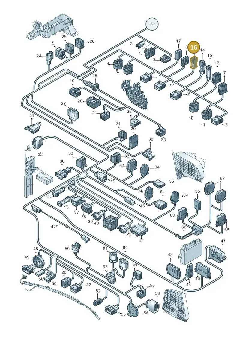 893971992 — Audi A4/S4/Av./qu.     05> (2005-) diagram 454971810, position 16
