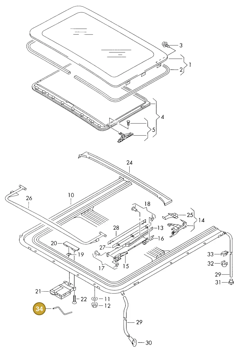 895877849 — Audi A4/Avant F8D-W-> (1997-1998) diagram 219877000, position 34