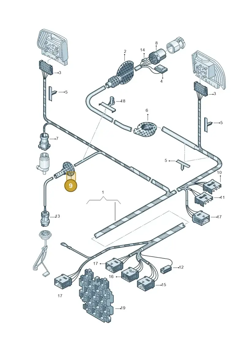 8A0971908 — Audi RS4 AV. QU. (2000-2001) diagram 157972840, position 9