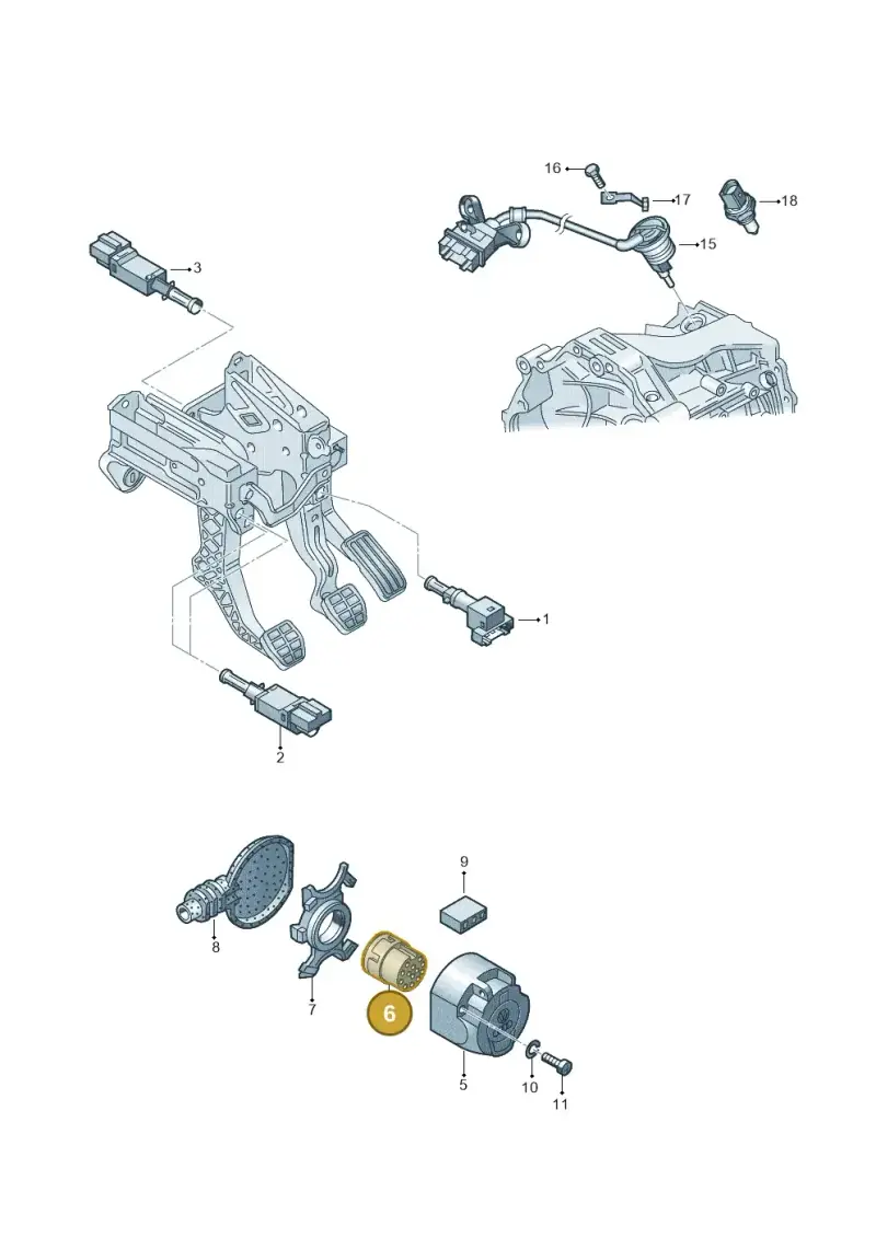 8A0971978 — Audi RS4 Cabrio qu.    08> (2007-) diagram 249945500, position 6