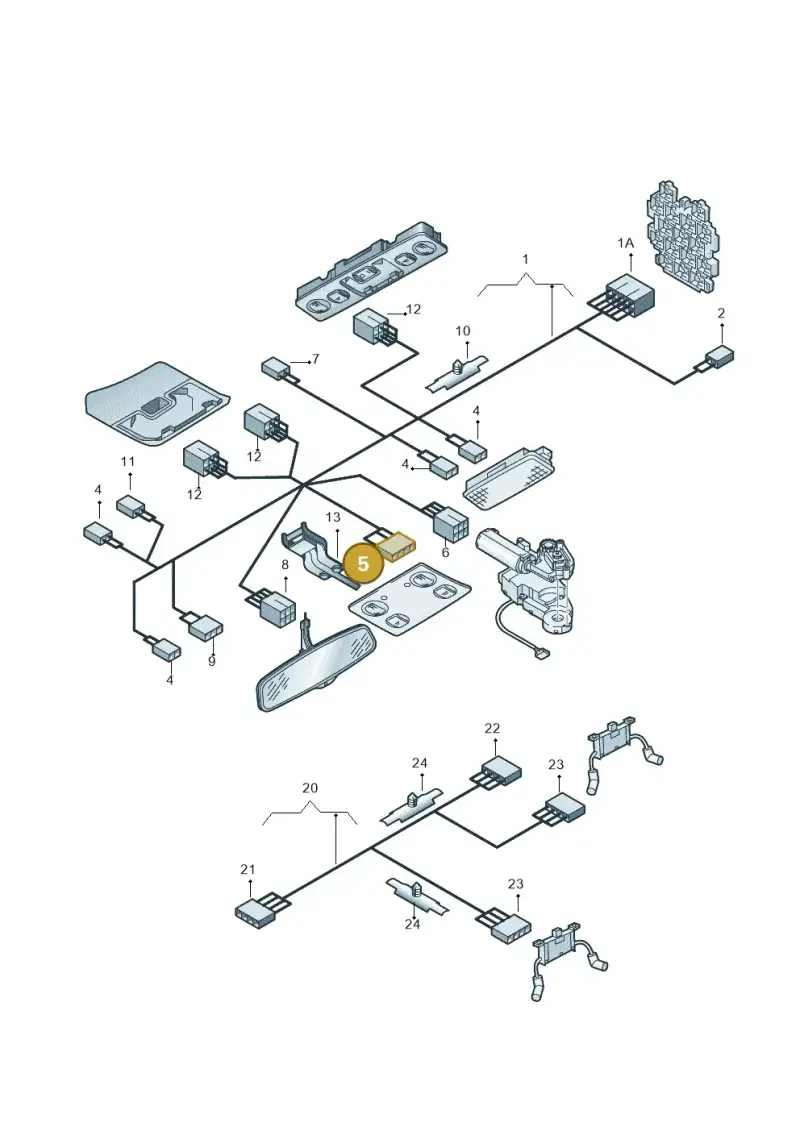 8A0972623 — Audi A6 Allroad qu. (2000-2005) diagram 260972450, position 5