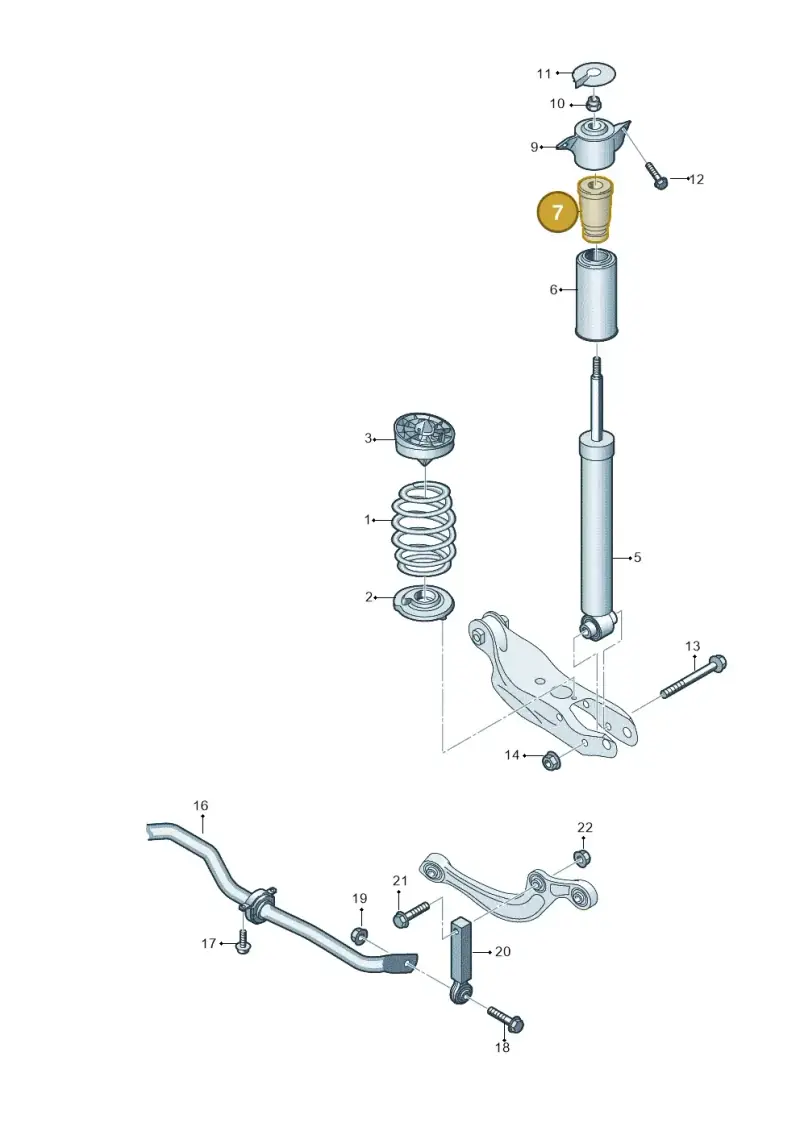 8B3512131E — Audi A5 Limousine (2024-2025) diagram 859511000, position 7