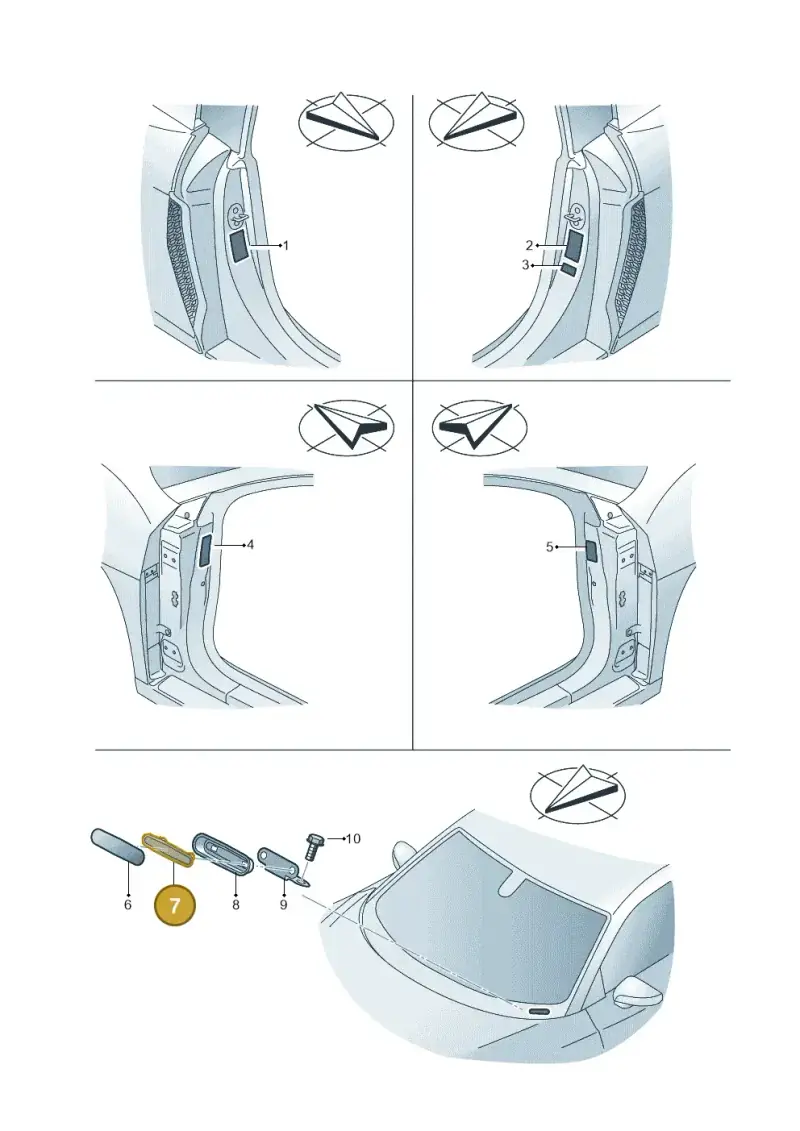 8D0000289 — Audi R8 Spyder (2015-2024) diagram 872010150, position 7