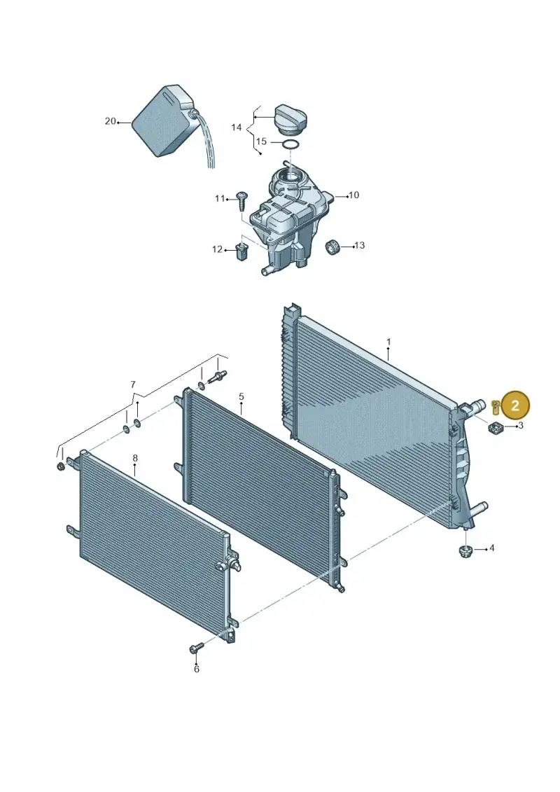 8D0121200 — Audi A6 2.7 TDI (2008-2011) diagram 648121710, position 2