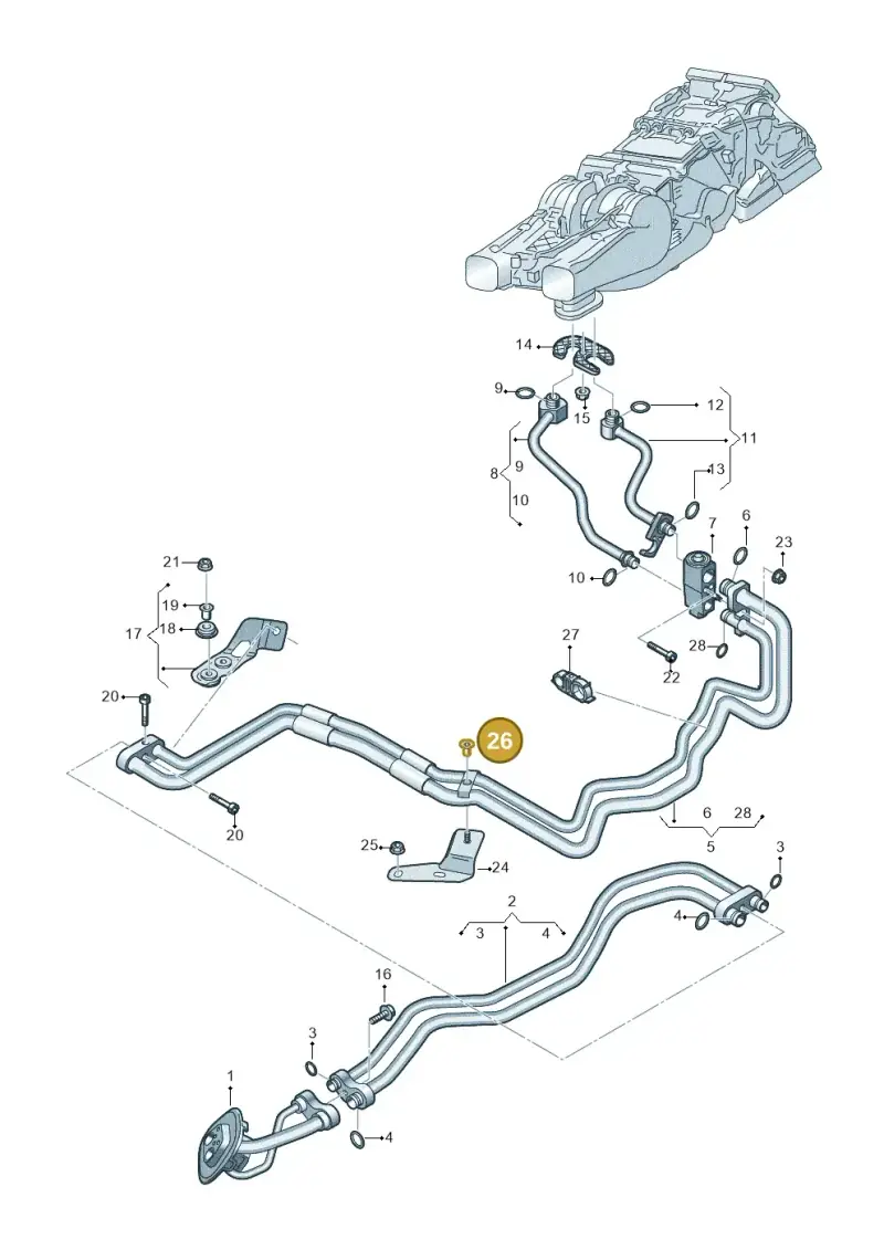 8D0201441C — Audi RS Q8 Quattro (2019-) diagram 859260900, position 26