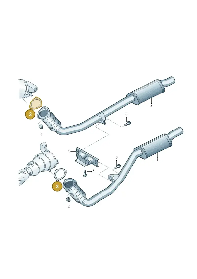 8D0253115C — Audi RS4 Av. qu. 4.2 (2012-2015) diagram 603253720, position 3