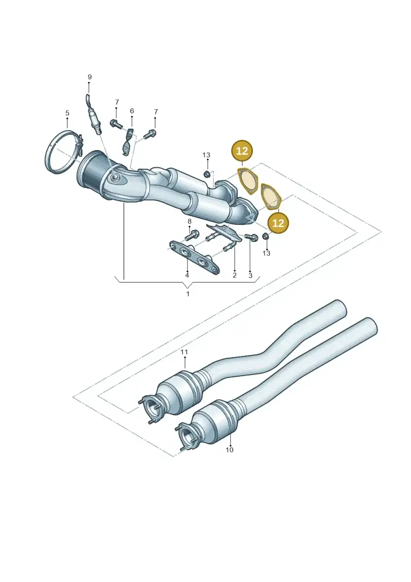 8D0253115C — Audi RS3 Sportback (2015-2016) diagram 676253500, position 12