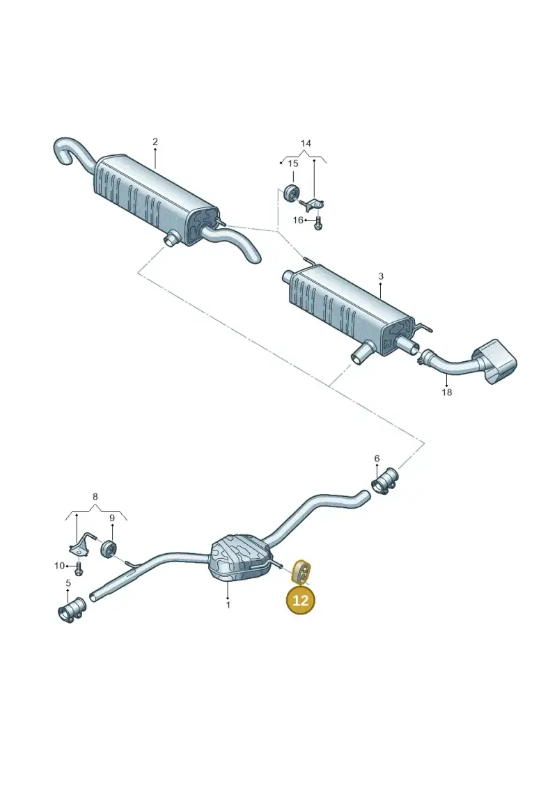 8D0253147G — Audi Q8 Quattro 3,0 (2018-) diagram 429253850, position 12