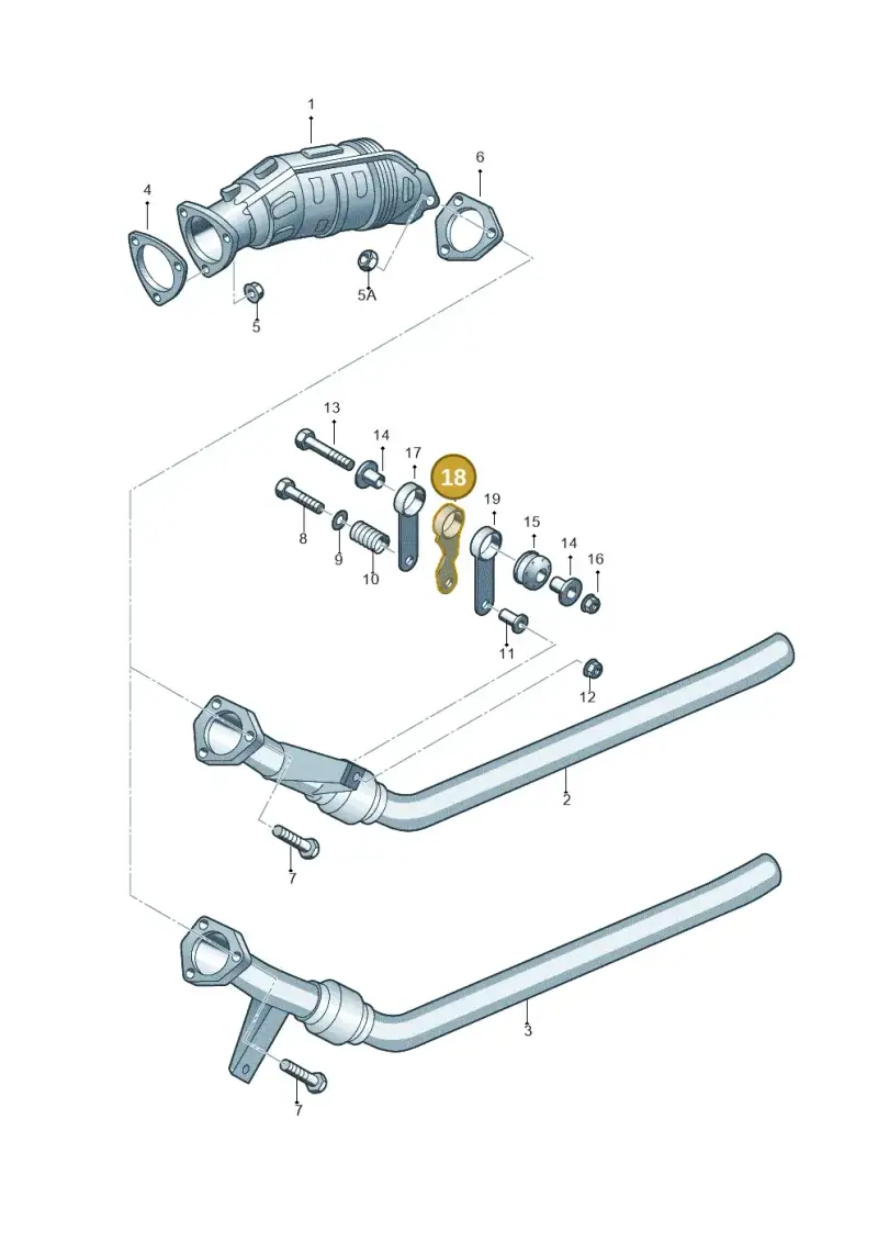 8D0253295C — Audi A4/S4/Av./qu. (2001-2004) diagram 249253550, position 18