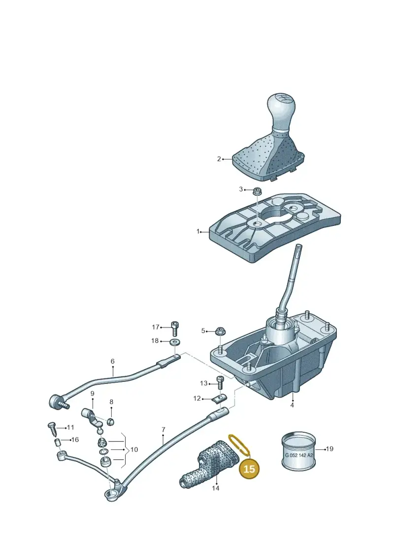 8D0711219 — Audi A6 2.7 TDI (2008-2011) diagram 448711400, position 15