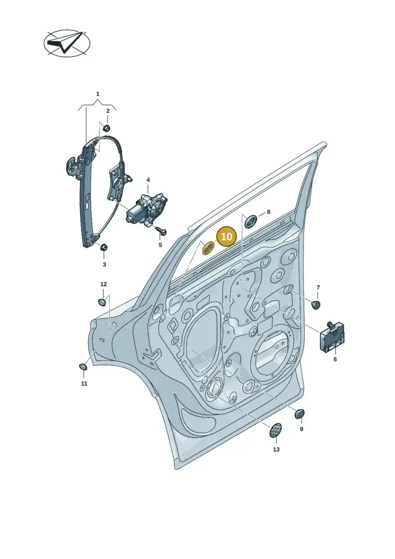 8D0803583L — Audi Q6 e-tron (2023-) diagram f5s839060, position 10