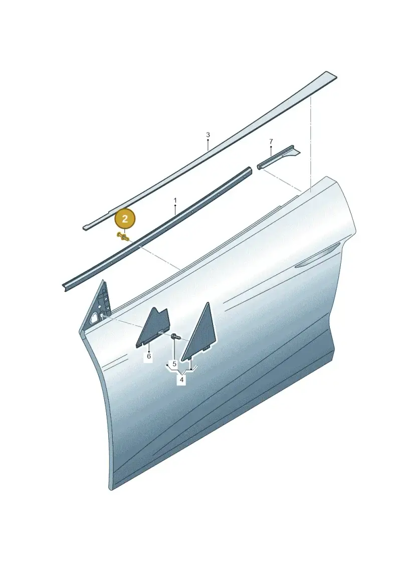 8D0839829 — Audi R8 Spyder (2015-2024) diagram 872837400, position 2