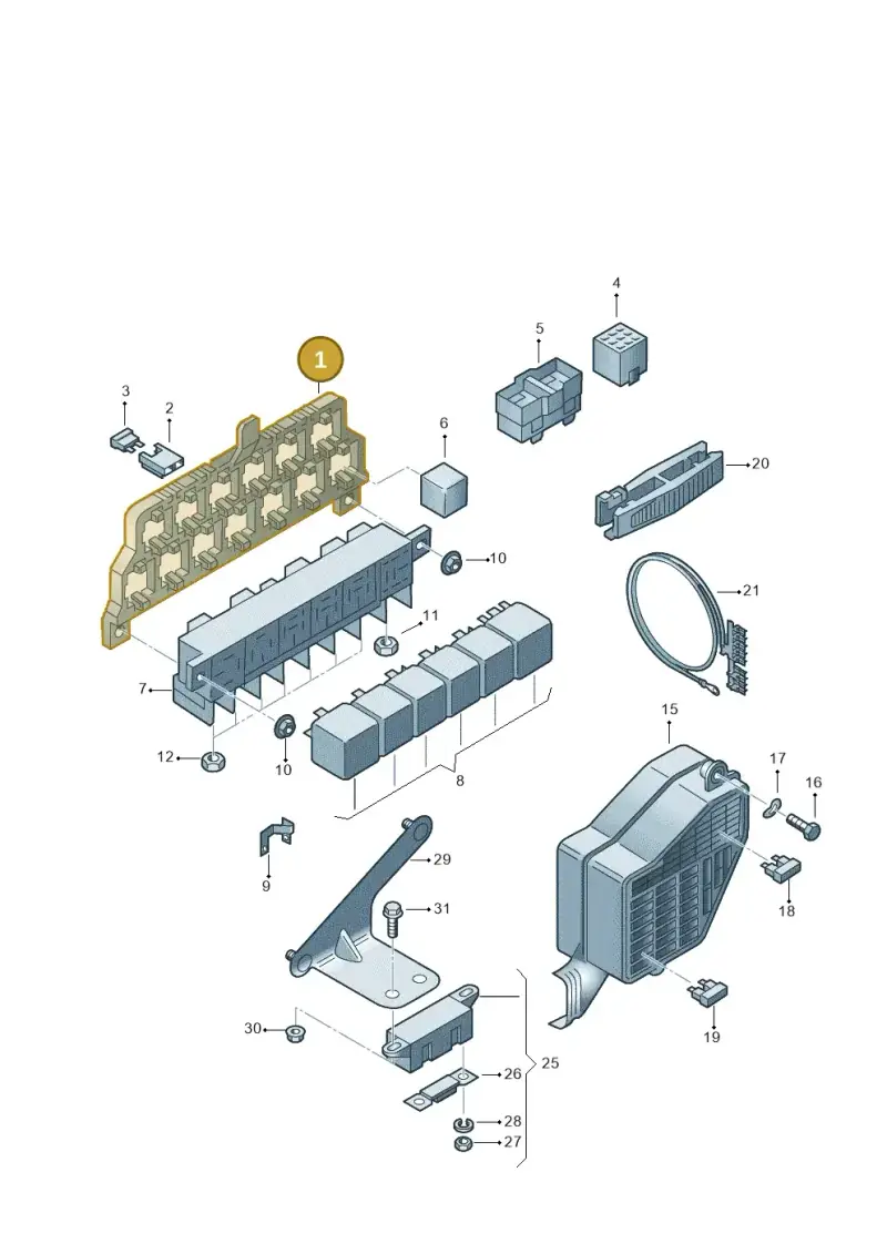 8D0937503E — Audi RS6 qu. (2003-2004) diagram 156937200, position 1
