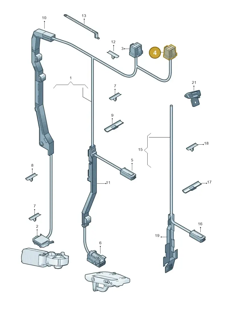 8D0937731 — Audi RS4 Cabrio qu.    08> (2007-) diagram 273972450, position 4